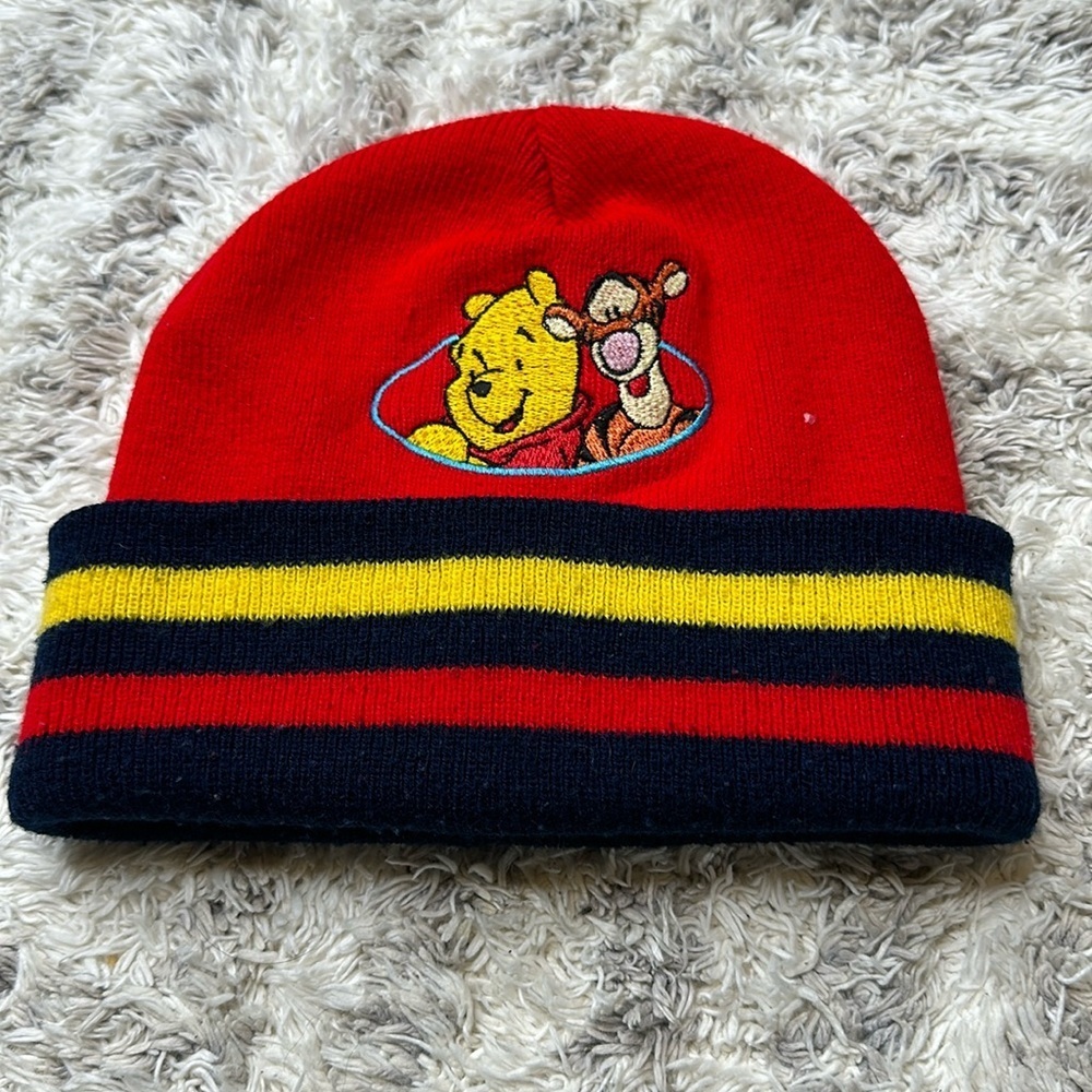 🧡2/3 T Vintage baby boy/girl  Winnie the Pooh and Tigger toque